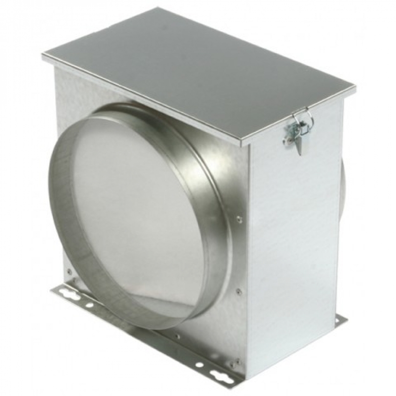 Duct mounted online filter box